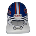 Caleb Banks Autographed Florida Gators Blue Riddell Speed Mini Helmet- JSA