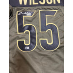 Logan Wilson Autographed Cincinnati Bengals Salute to Service Custom Jersey - Beckett
