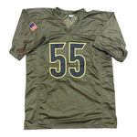 Logan Wilson Autographed Cincinnati Bengals Salute to Service Custom Jersey - Beckett