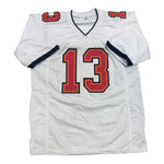 Mike Evans Autographed Tampa Bay Buccaneers White Custom Jersey- Beckett