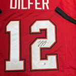 Trent Dilfer Autographed Tampa Bay Buccaneers Red Custom Jersey-Beckett