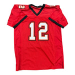 Trent Dilfer Autographed Tampa Bay Buccaneers Red Custom Jersey-Beckett