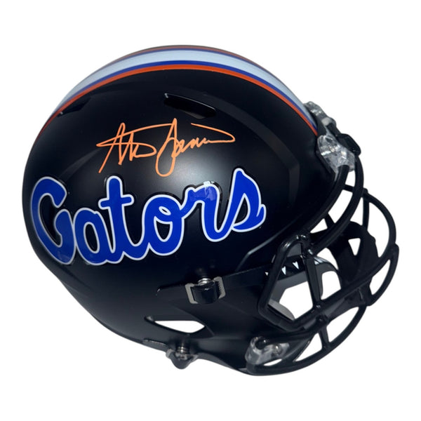 Steve Spurrier Autographed Florida Gators Black Riddell Full Size Replica Helmet- Beckett