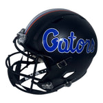 Steve Spurrier Autographed Florida Gators Black Riddell Full Size Replica Helmet- Beckett
