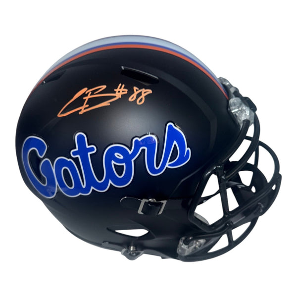 Caleb Banks Autographed Florida Gators Black Riddell Full Size Replica Helmet- Beckett