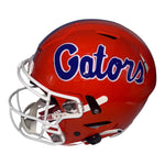 3 Heisman Autographed Florida Gators Riddell Orange Speedflex Authentic Helmet- Beckett