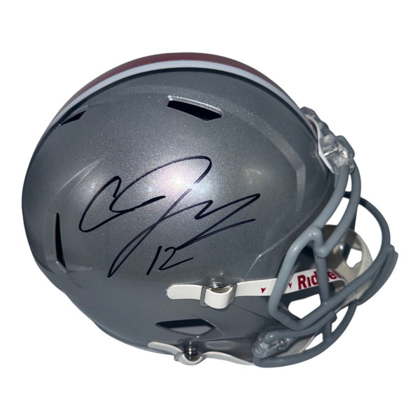 Cardale Jones Autographed OSU Riddell Full Size Replica Helmet- Certified Authentic