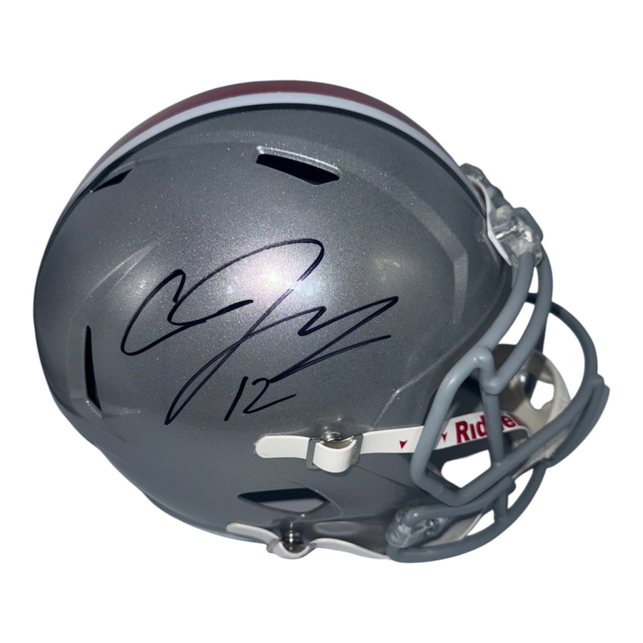 Cardale Jones Autographed OSU Riddell Full Size Replica Helmet- Certified Authentic