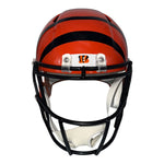 Evan McPherson Autographed Cincinnati Bengals Riddell Full Size Speed Replica Helmet with "Money Mac" Inscription- Fanatics
