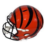 Evan McPherson Autographed Cincinnati Bengals Riddell Full Size Speed Replica Helmet with "Money Mac" Inscription- Fanatics