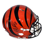 Sam Hubbard Autographed Cincinnati Bengals Riddell Full Size Speed Authentic Helmet- Beckett
