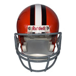 Jim Brown Autographed Cleveland Browns Riddell Replica Full Size Helmet with "HOF 71" - JSA