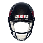 Jon Gruden Autographed Riddell Pewter Full Size Speed Replica Helmet w/XXXVII Champs Ins -Beckett