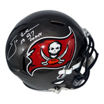 Jon Gruden Autographed Tampa Bay Buccaneers Riddell Old Flag Logo Full Size Replica Helmet with "SB 37 Champs" Inscription- Beckett