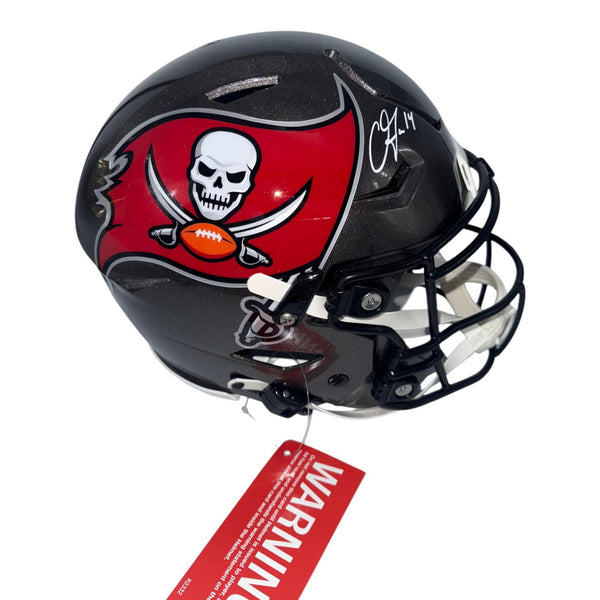 Chris Godwin Autographed Tampa Bay Buccaneers Riddell Speedflex Authentic Helmet- Beckett