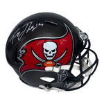 Tez Johnson Autographed Tampa Bay Buccaneers Riddell Full Size Speed Replica Helmet- JSA