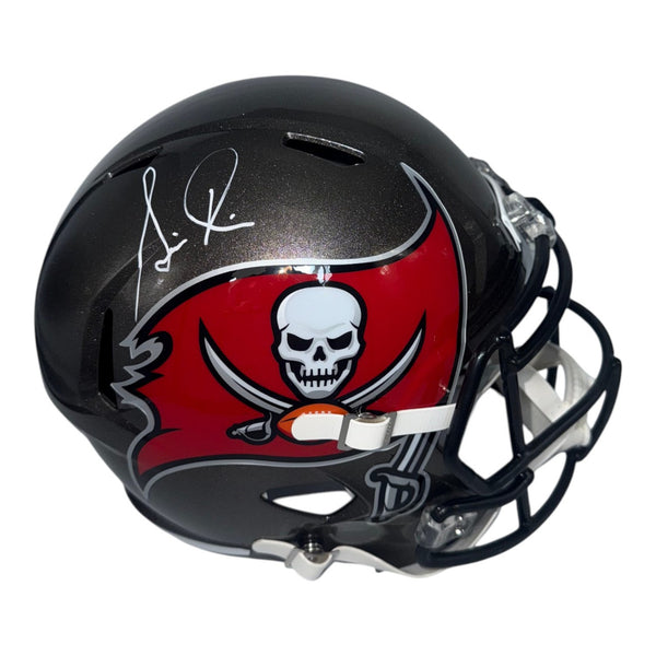 Simeon Rice Autographed Tampa Bay Buccaneers Riddell Full Size Speed Replica Helmet- Beckett