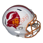 Joe Jurevicius Autographed Tampa Bay Buccaneers Riddell Creamsicle Full Size Replica Helmet - JSA