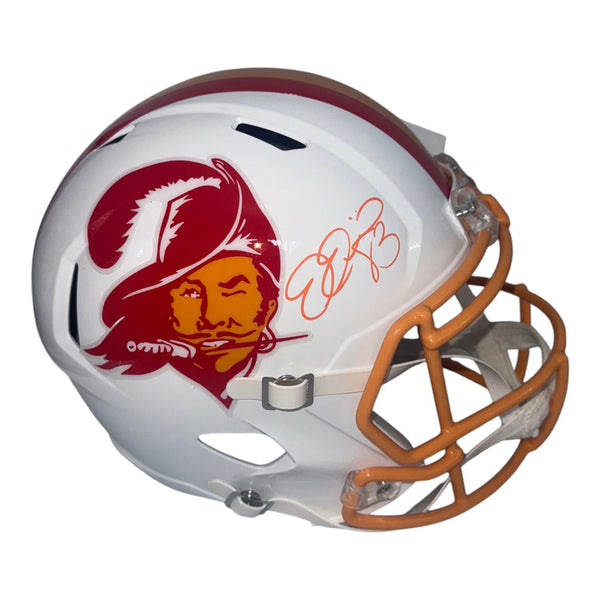 Joe Jurevicius Autographed Tampa Bay Buccaneers Riddell Creamsicle Full Size Replica Helmet - JSA