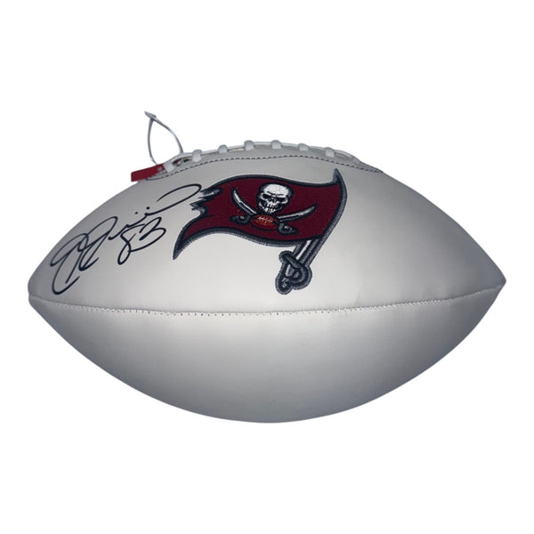 Joe Jurevicius Autographed Tampa Bay Buccaneers Wilson White Panel Football - JSA