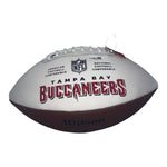 Joe Jurevicius Autographed Tampa Bay Buccaneers Wilson White Panel Football - JSA
