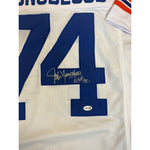 Jack Youngblood Autographed Florida Gators White Custom Jersey with "CHOF 92" Inscription- JSA Authentic