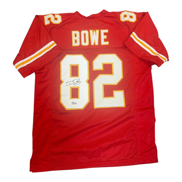 Dwayne Bowe Autographed Custom XL Red Jersey - BAS