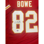Dwayne Bowe Autographed Custom XL Red Jersey - BAS