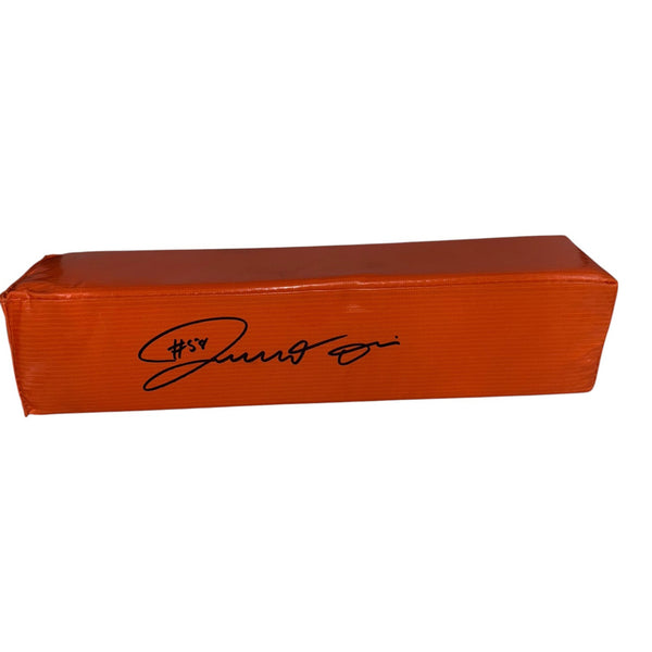 Joseph Ossai Autographed Orange Endzone Pylon- JSA Authentic