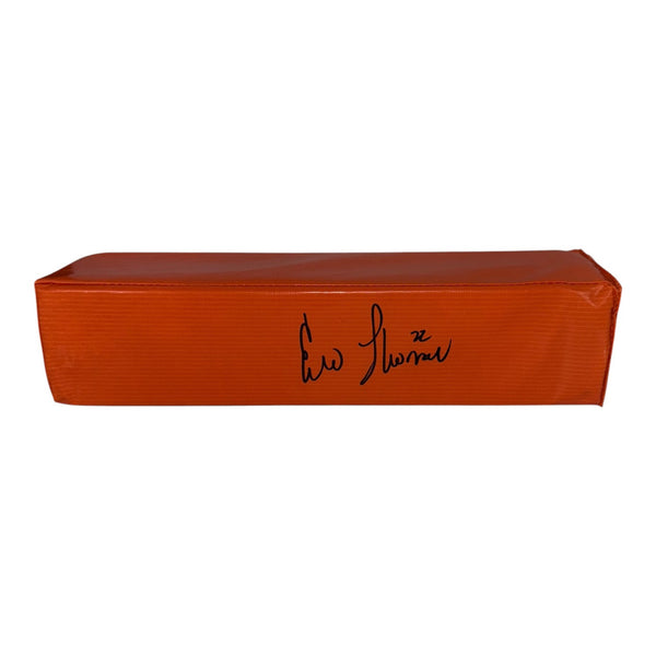 Eric Thomas Autpgraphed Orange Endzone Pylon- Beckett Authentic