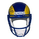 Ty Simpson Autographed Los Angeles Rams Riddell Full Size Speed Replica Helmet- JSA Authentic