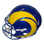 Ty Simpson Autographed Los Angeles Rams Riddell Full Size Speed Authentic Helmet with "13th Overall Pick" Inscription- JSA Authentic
