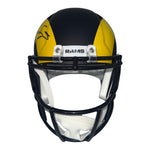 Ty Simpson Autographed Los Angeles Rams Riddell Full Size Rivalry Replica Helmet with "13th Overall Pick" Inscription- JSA Authentic