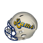 Ty Simpson Autographed Los Angeles Rams Riddell Retro Full Size Replica Helmet with "Rams House!" Inscription- JSA Authentic
