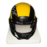 Ty Simpson Autographed Los Angeles Rams Riddell Rave Mini Helmet- JSA Authentic