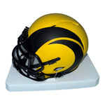 Ty Simpson Autographed Los Angeles Rams Riddell Rave Mini Helmet- JSA Authentic