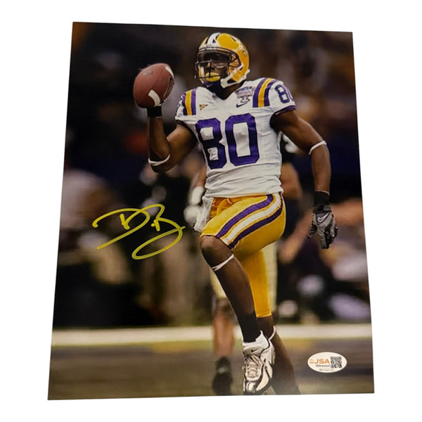 Dwayne Bowe Autographed LSU 8x10 Photo- JSA Authentic