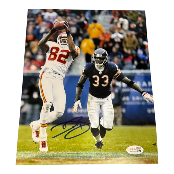 Dwayne Bowe Autographed Kansas City Chiefs 8x10 Photo Catch vs. Bears- JSA Authentic