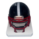 Ladd McConkey Autographed Georgia Bulldogs Riddell Black Mini Helmet- Beckett Authentic