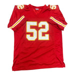 Creed Humphrey Autographed Kansas City Chiefs Custom Red Jersey - Beckett