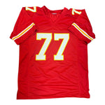 Willie Roaf Autographed Kansas City Chiefs Custom Red Jersey with "HOF 2012" Inscription- JSA