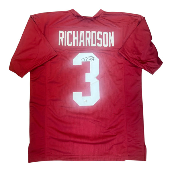 Trent Richardson Autographed Alabama Crimson Custom Jersey - JSA Authentic