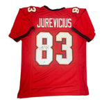 Joe Jurevicius Autographed Tampa Bay Buccaneers Red Custom Jersey- JSA