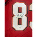 Joe Jurevicius Autographed Tampa Bay Buccaneers Red Custom Jersey- JSA