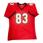 Joe Jurevicius Autographed Tampa Bay Buccaneers Red Custom Jersey- JSA