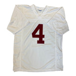 Brian Robinson Jr. Autographed Alabama Crimson White Custom Jersey - JSA Authentic