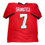 Martin Gramatica Autographed Tampa Bay Buccaneers Red Custom Jersey - Beckett