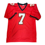 Martin Gramatica Autographed Tampa Bay Buccaneers Red Custom Jersey - Beckett