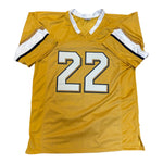 Justice Haynes Autographed Georgia Tech Gold Custom Jersey- Beckett