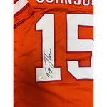 Tez Johnson Autographed Tampa Bay Buccaneers Creamsicle Custom Jersey- JSA